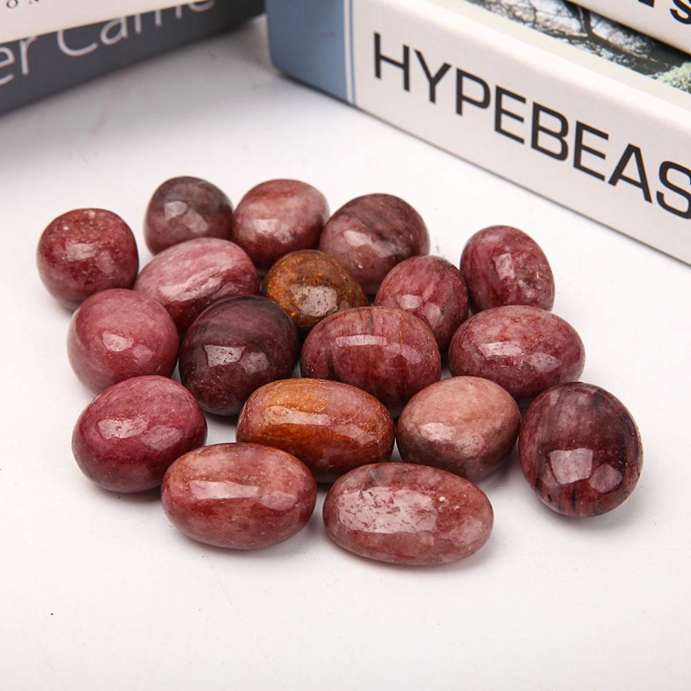 0.1kg Rhodonite Tumbles Crystal wholesale suppliers