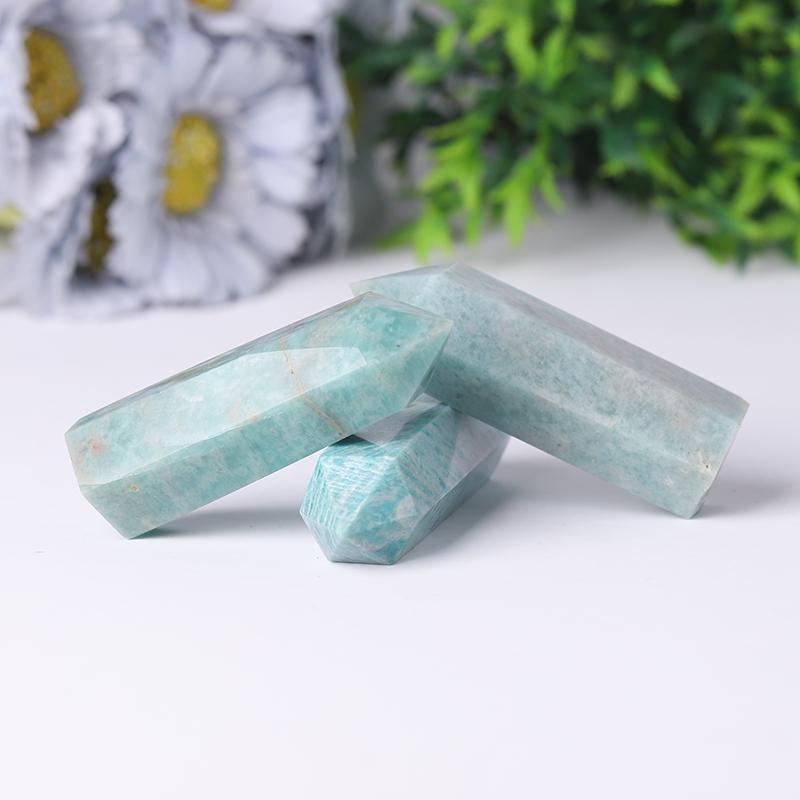 Wholesale Natural Polished Amazon Point Natural Crystal Amazonite Tower Crystal wholesale suppliers