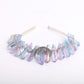 Raw Quartz Crystal Crown with Silver Moon Decor #1 Crystal wholesale suppliers