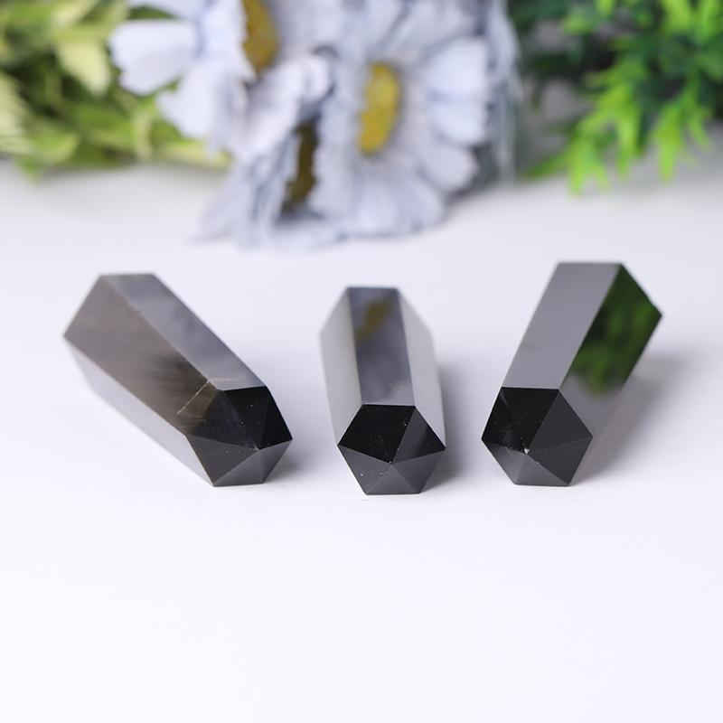 Golden Obsidian Point Healing Crystal Tower Crystal wholesale suppliers