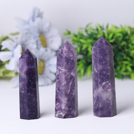 Wholesale High Quality Purple Lepidoite Crystal Point For Decoration Crystal wholesale suppliers