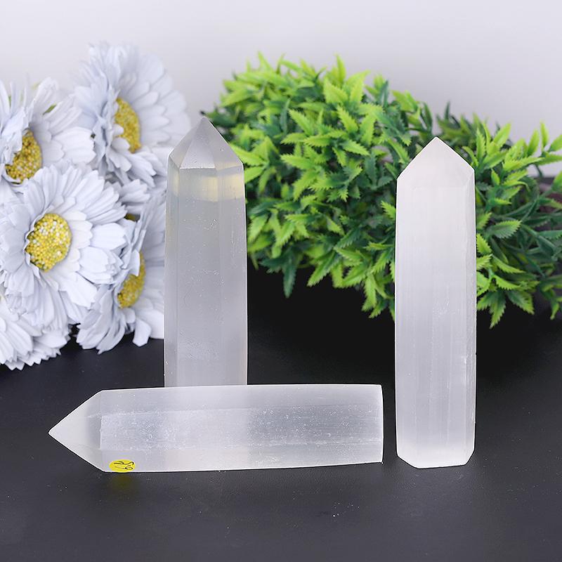 High Quality Selenite Points Healing Crystal Tower Crystal wholesale suppliers