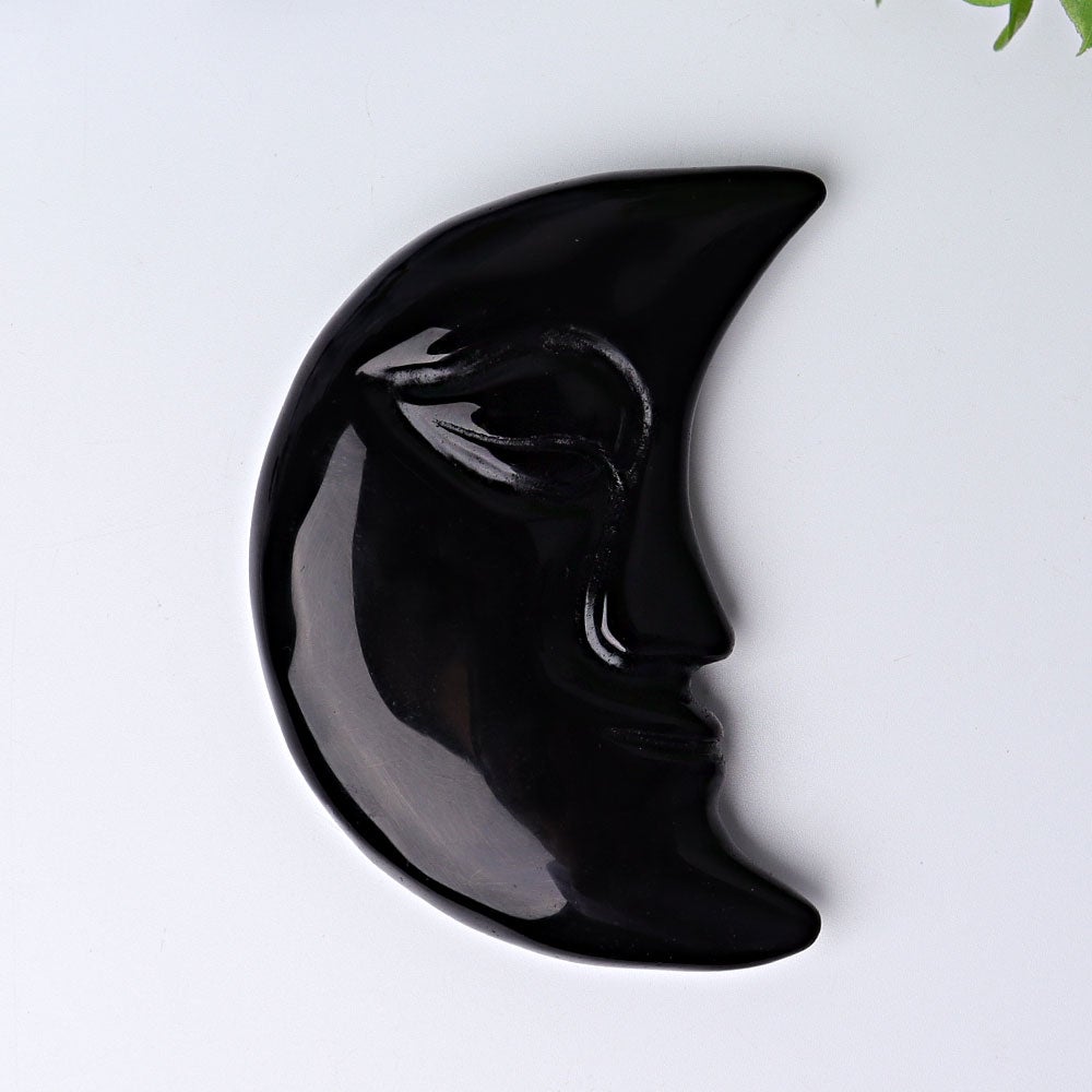 3.8" Moon Face Crystal Carvings Crystal wholesale suppliers