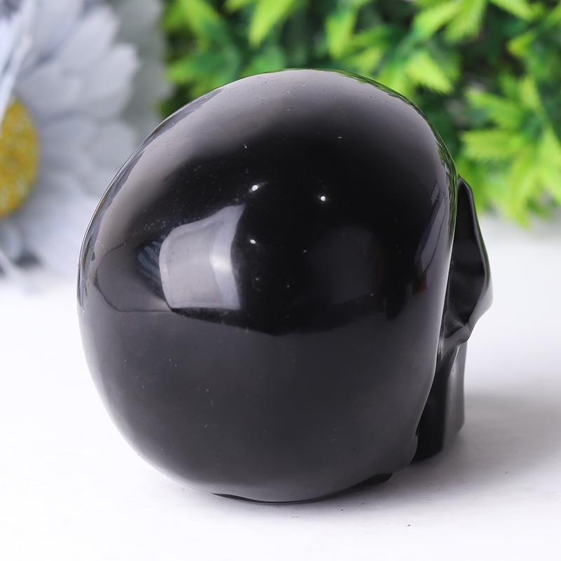 Black Obsidian Skull Crystal Carvings for Halloween Crystal wholesale suppliers