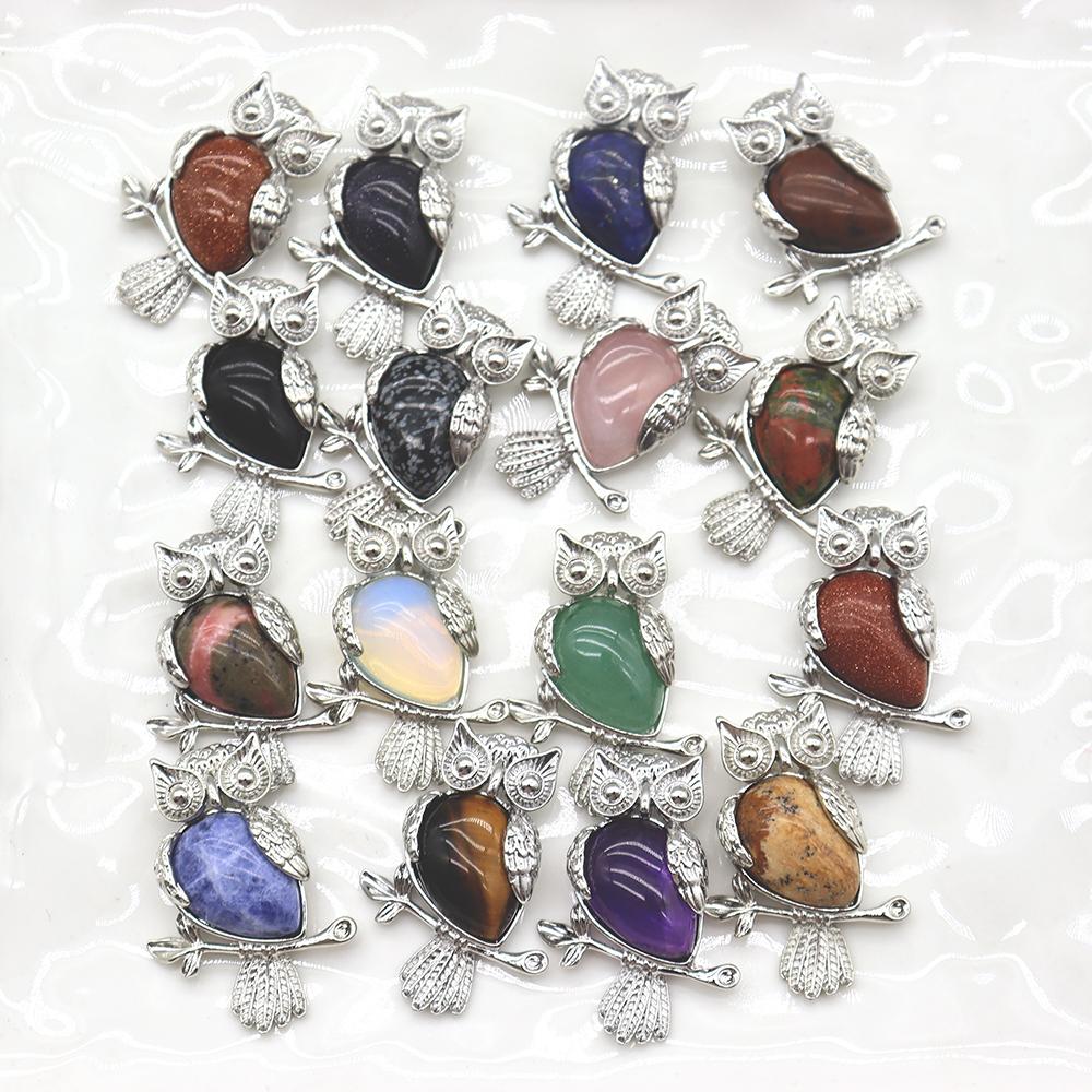 Crystal Stone Owl Pendants Crystal wholesale suppliers