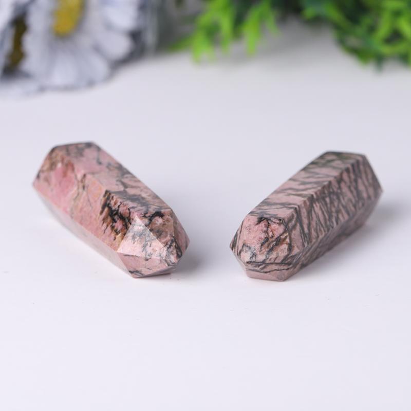 Natural Rhodonite Points Healing Tower Crystal wholesale suppliers