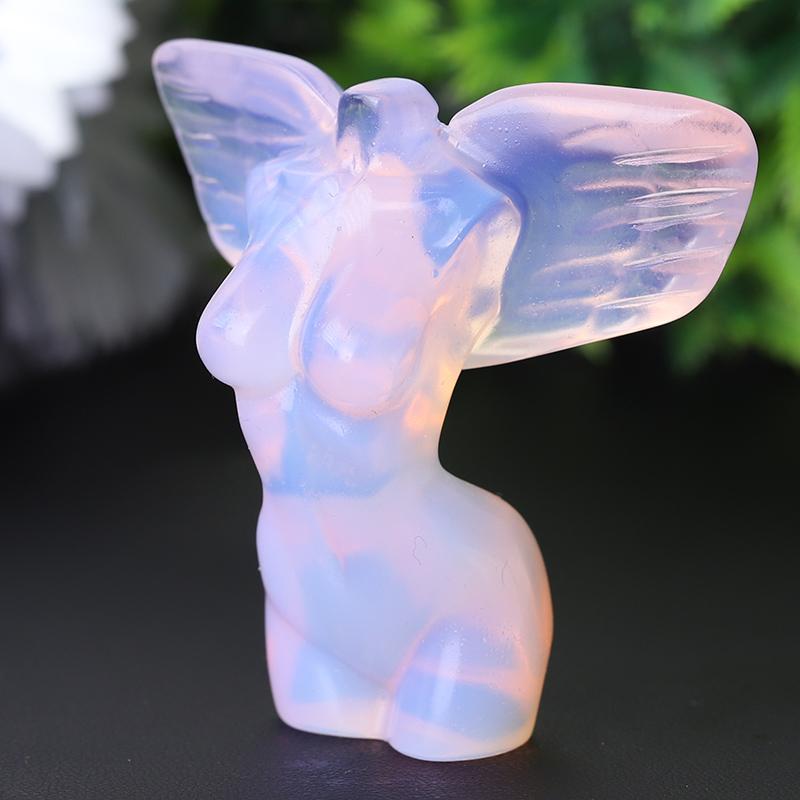 2" Woman Model Body with Wings Crystal Carvings Crystal wholesale suppliers