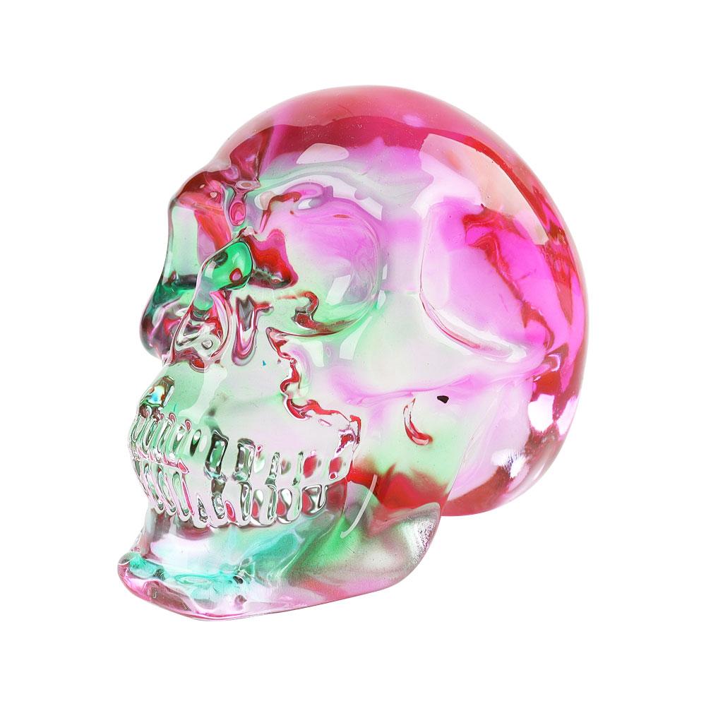 Aura Crystal Rainbow Skull Carving on Discount Crystal wholesale suppliers