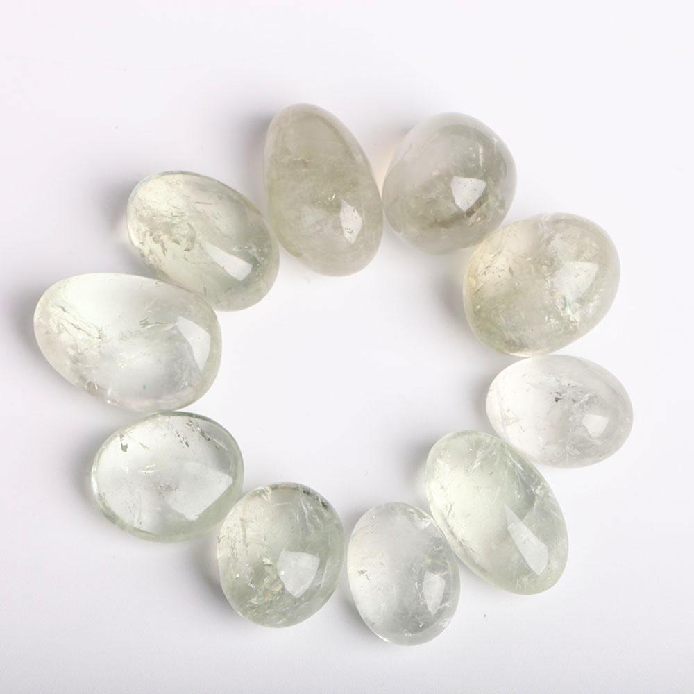 0.1kg Green Quartz Crystal Tumbles Crystal wholesale suppliers