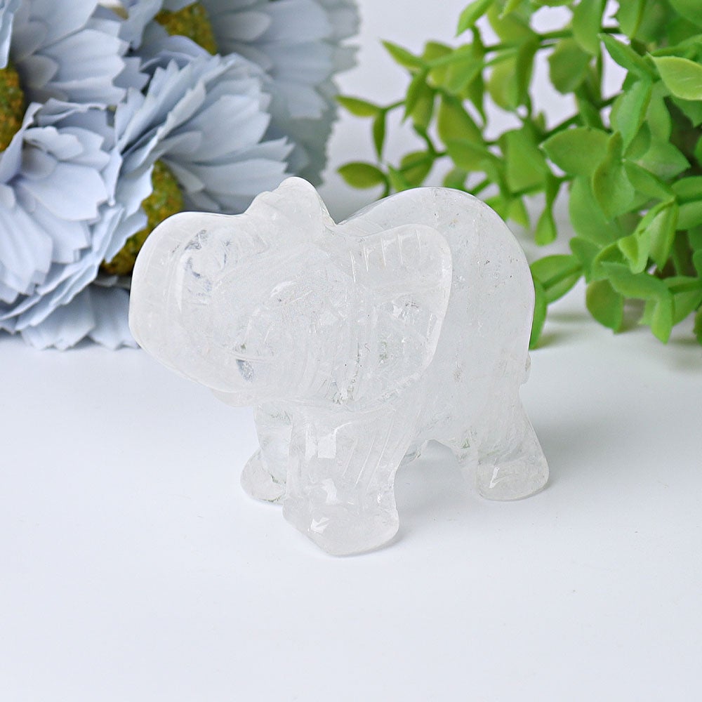 3" Elephant Crystal Carvings Crystal wholesale suppliers