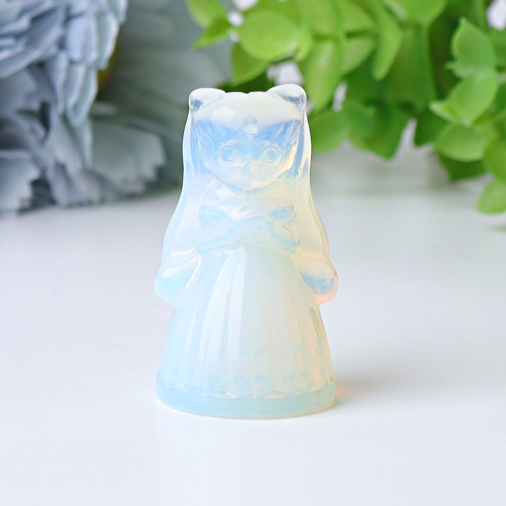 1.9" Opalite Princess Serenity Crystal Carvings Crystal wholesale suppliers