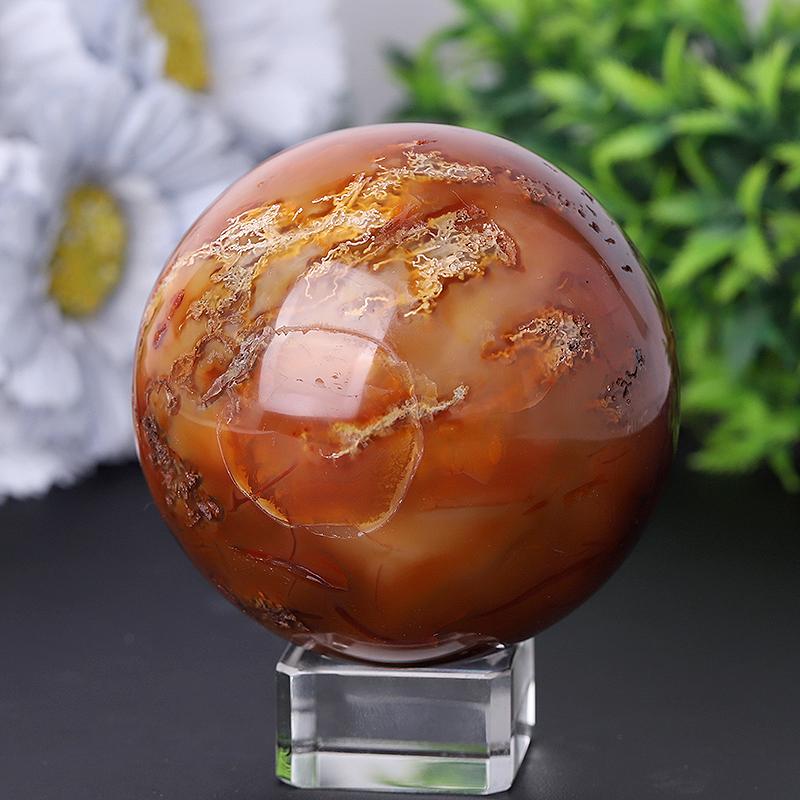 2.0"-4.0" Fire Quartz Sphere Crystal wholesale suppliers