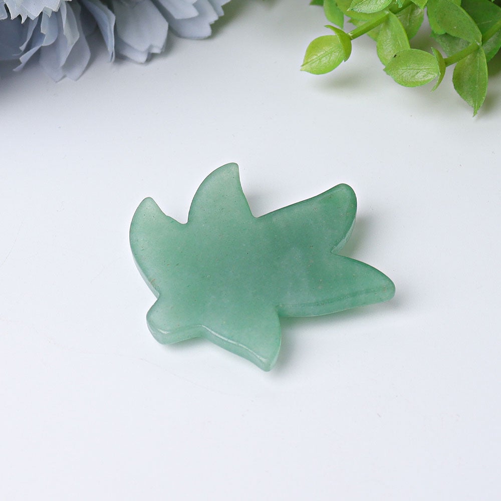 1.9" Leaf Crystal Carvings Crystal wholesale suppliers