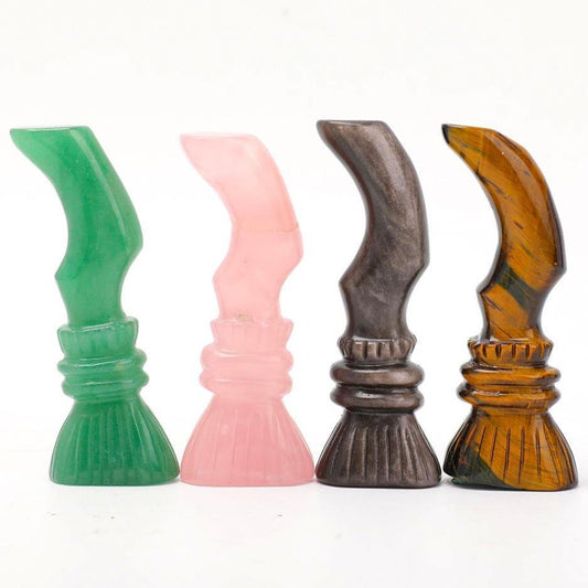 Wizard's Magic Broom Carvings Crystal wholesale suppliers