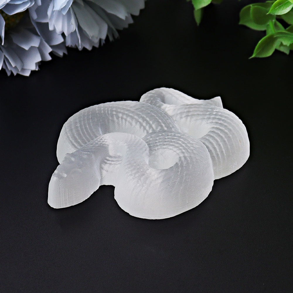 3.2" Selenite Snake Crystal Carvings Crystal wholesale suppliers