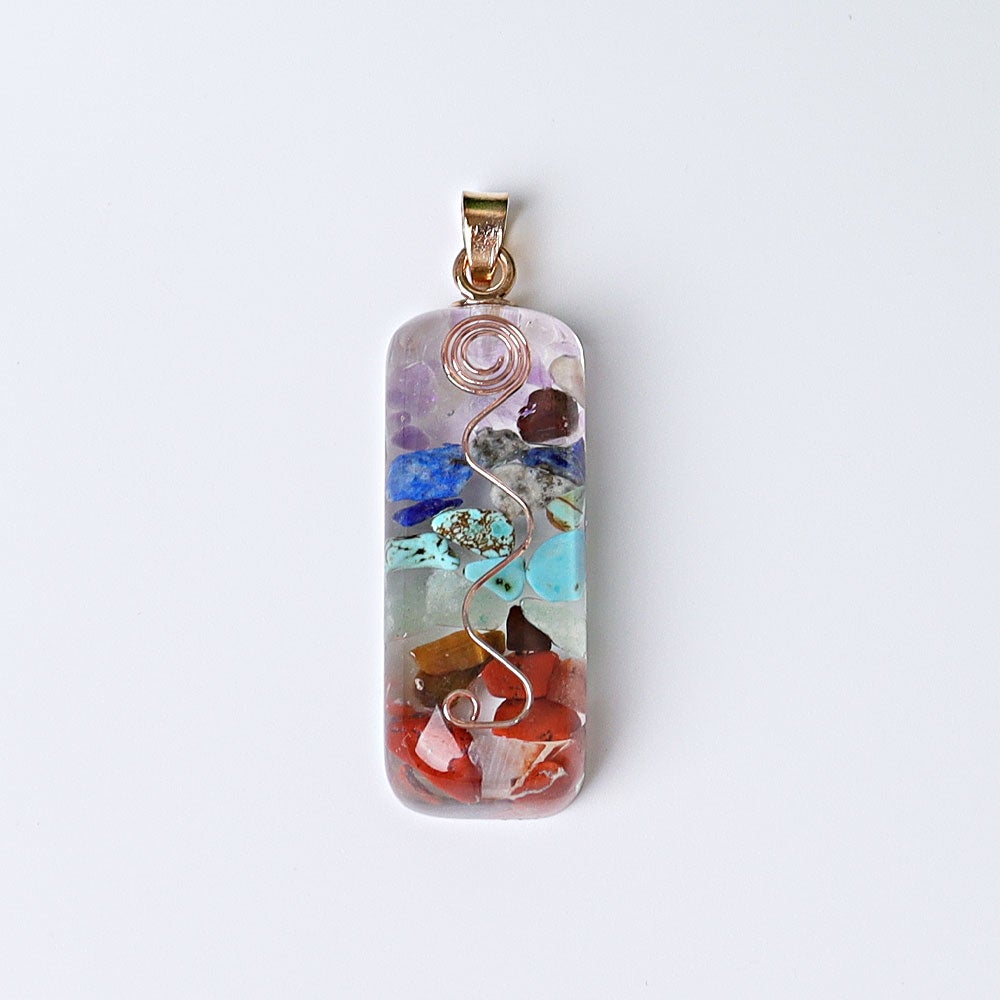 1.8" Chakra Resin Crystal Pendant Crystal wholesale suppliers