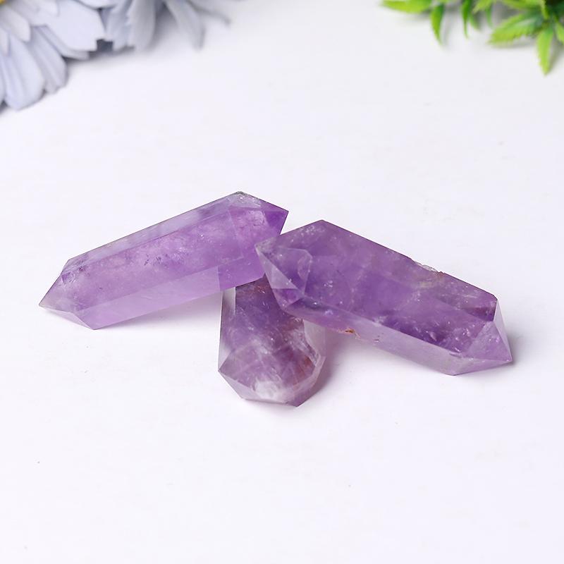 Natural Amethyst Double Terminated Points Crystal wholesale suppliers