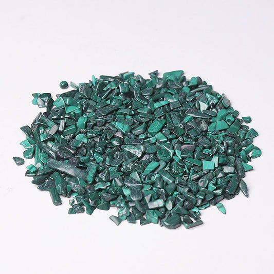 0.1kg 5-7mm Natural Malachite Chips Crystal Chips for Decoration Crystal wholesale suppliers