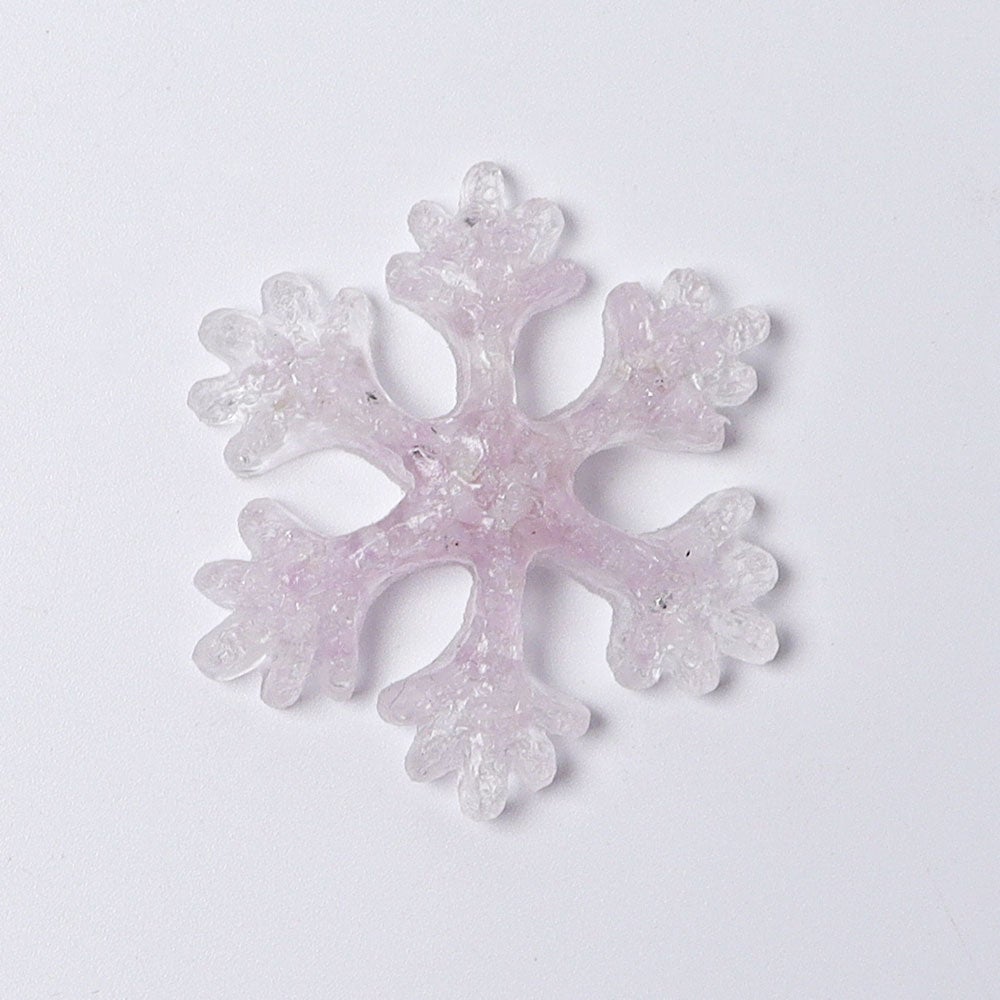 2" Resin Snowflakes Crystal Carvings for Christmas Crystal wholesale suppliers