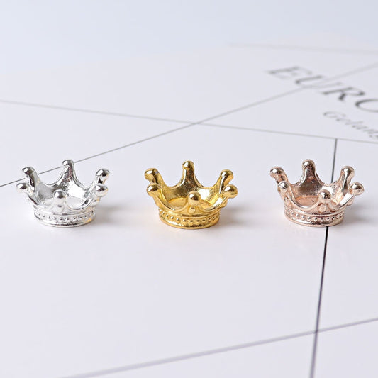 Set of 3 Mini Metal Crown Design Stand Crystal wholesale suppliers
