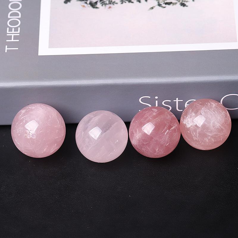 1.5" Rose Quartz Crystal Sphere Crystal wholesale suppliers