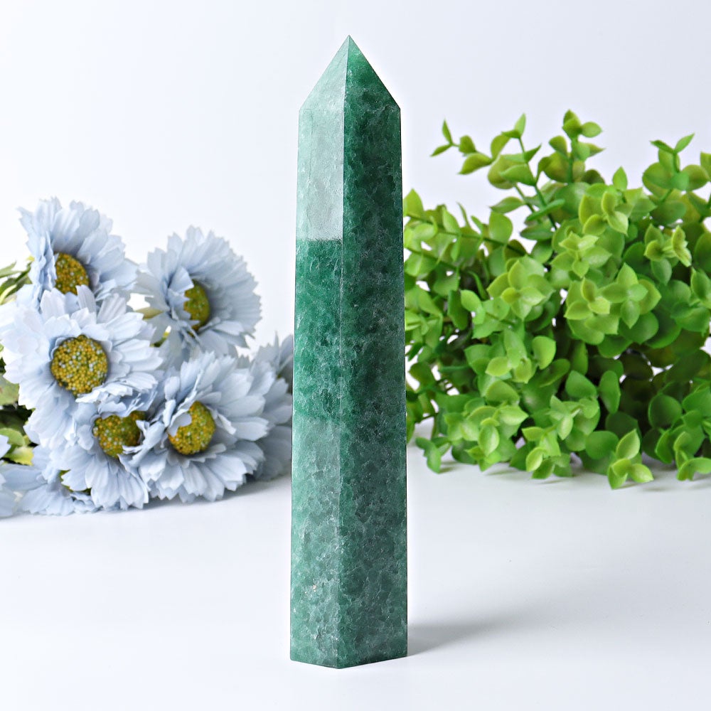 8" Green Strawberry Quartz Crystal Tower Crystal wholesale suppliers