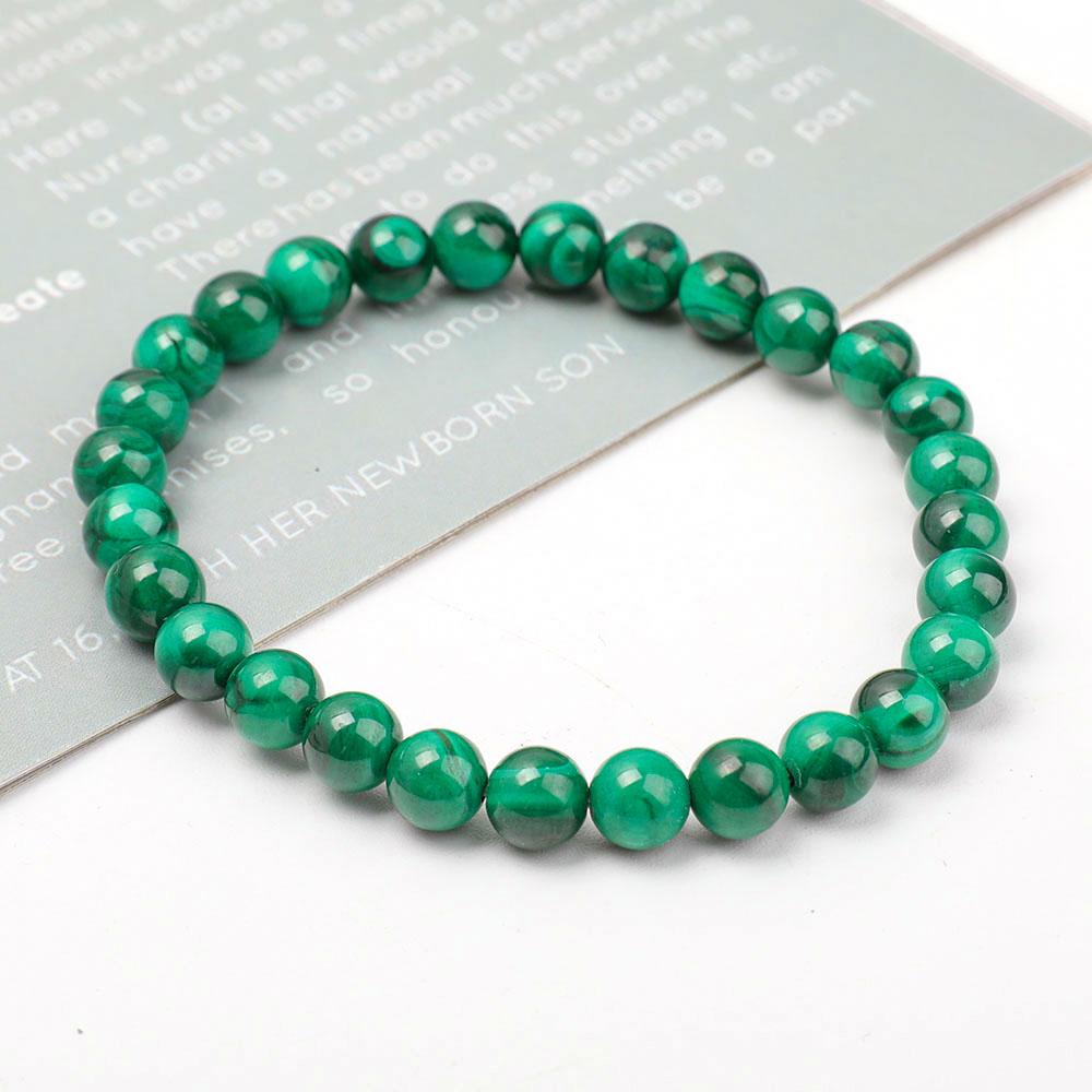 7mm Malachite Bracelet Crystal wholesale suppliers