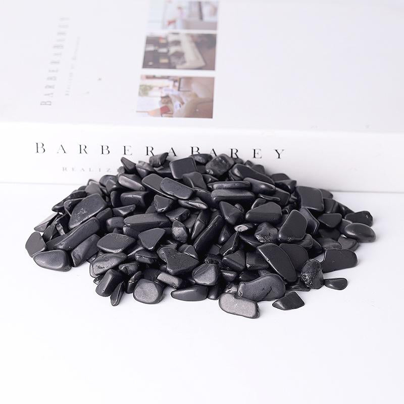 0.1kg Natural Shungite Chips Crystal Chips for Healing Crystal wholesale suppliers