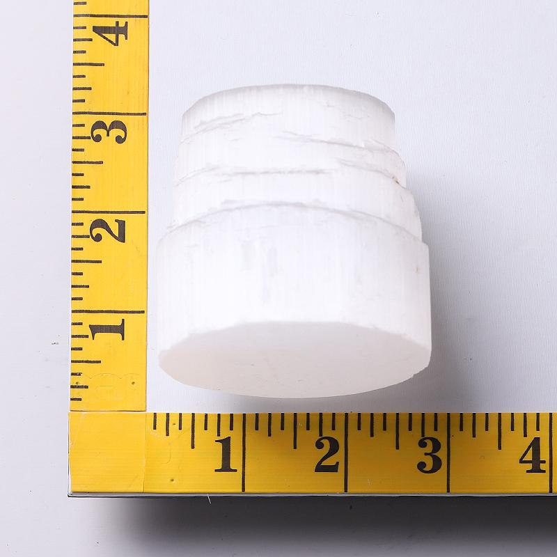 2.5" Selenite Tower Shape Candle Holder