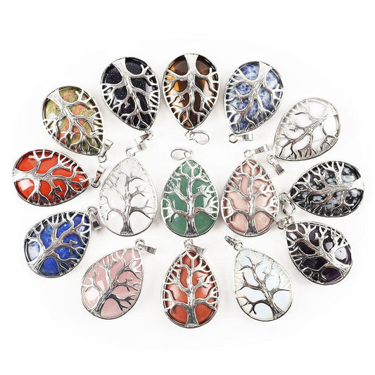 Tree of Life Amethsyt Pendant Crystals Quartz Jewelry Crystal wholesale suppliers