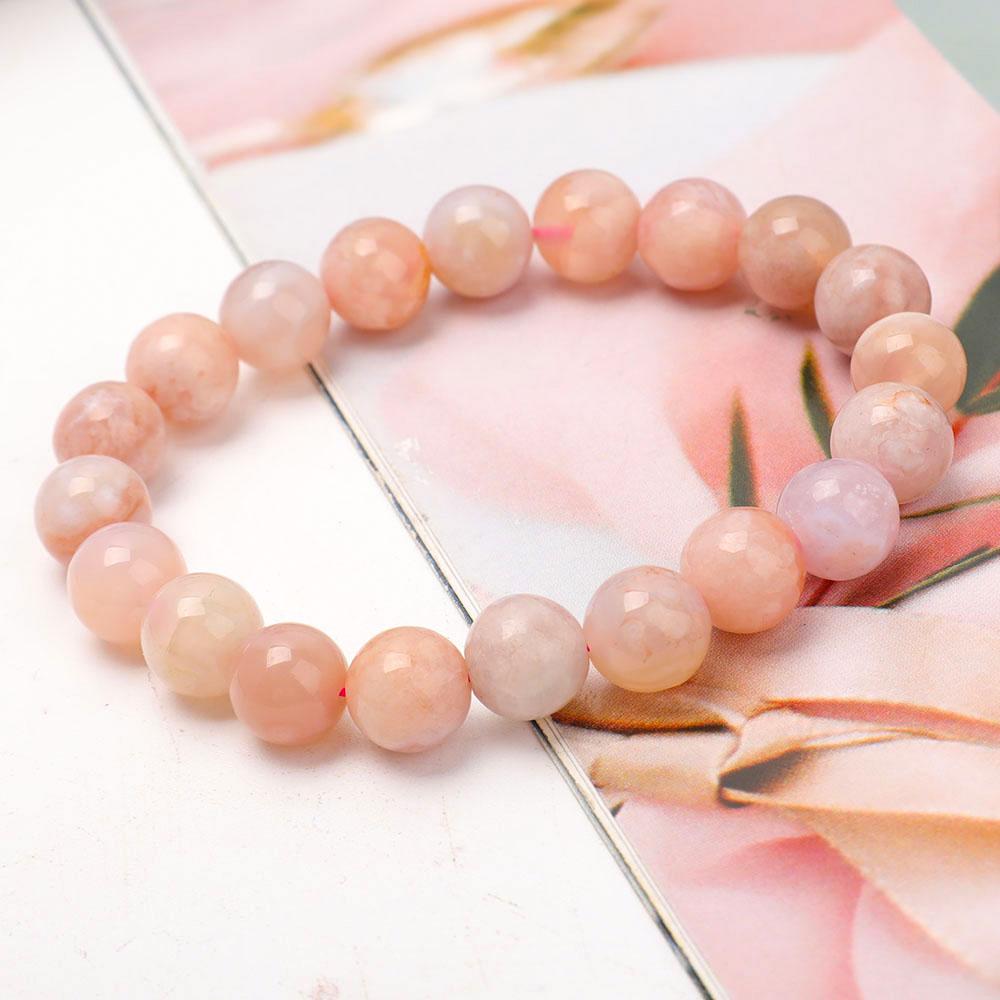 9.5mm Flower Agate Bracelet Crystal wholesale suppliers