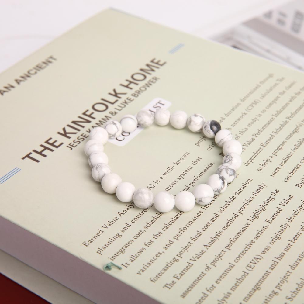 8mm Howlite Crystal Bracelet Crystal wholesale suppliers