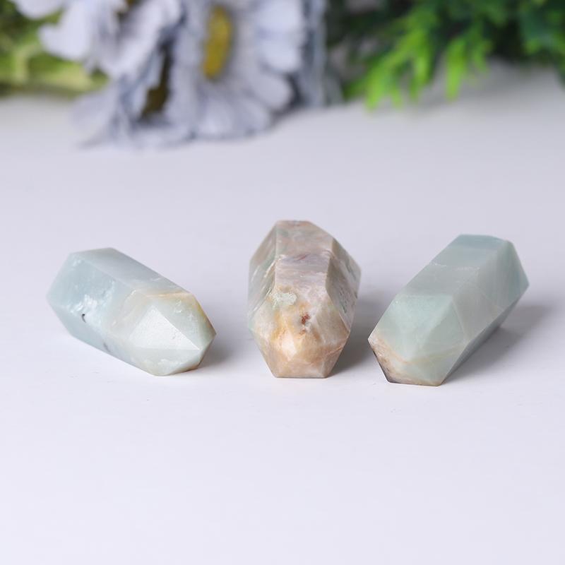 Natural Caribbean Calcite Points Meditation Sky Blue Crystal Point Healing Crystal Towers Crystal wholesale suppliers