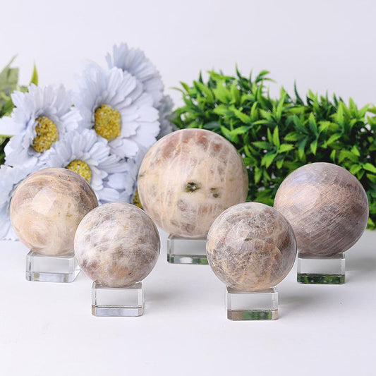 2"-4" Moonstone Crystal Sphere Crystal wholesale suppliers