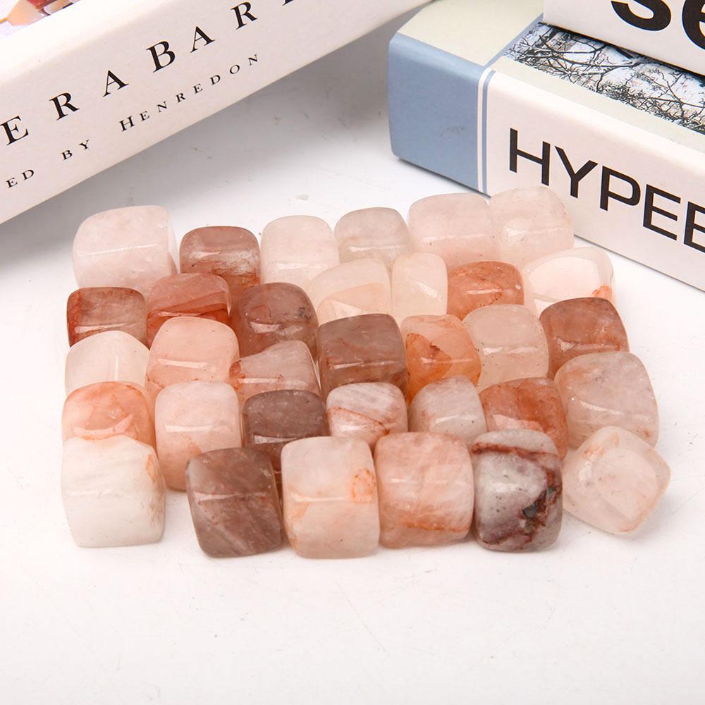 0.1kg Fire Quartz Cubes Bag Crystal wholesale suppliers