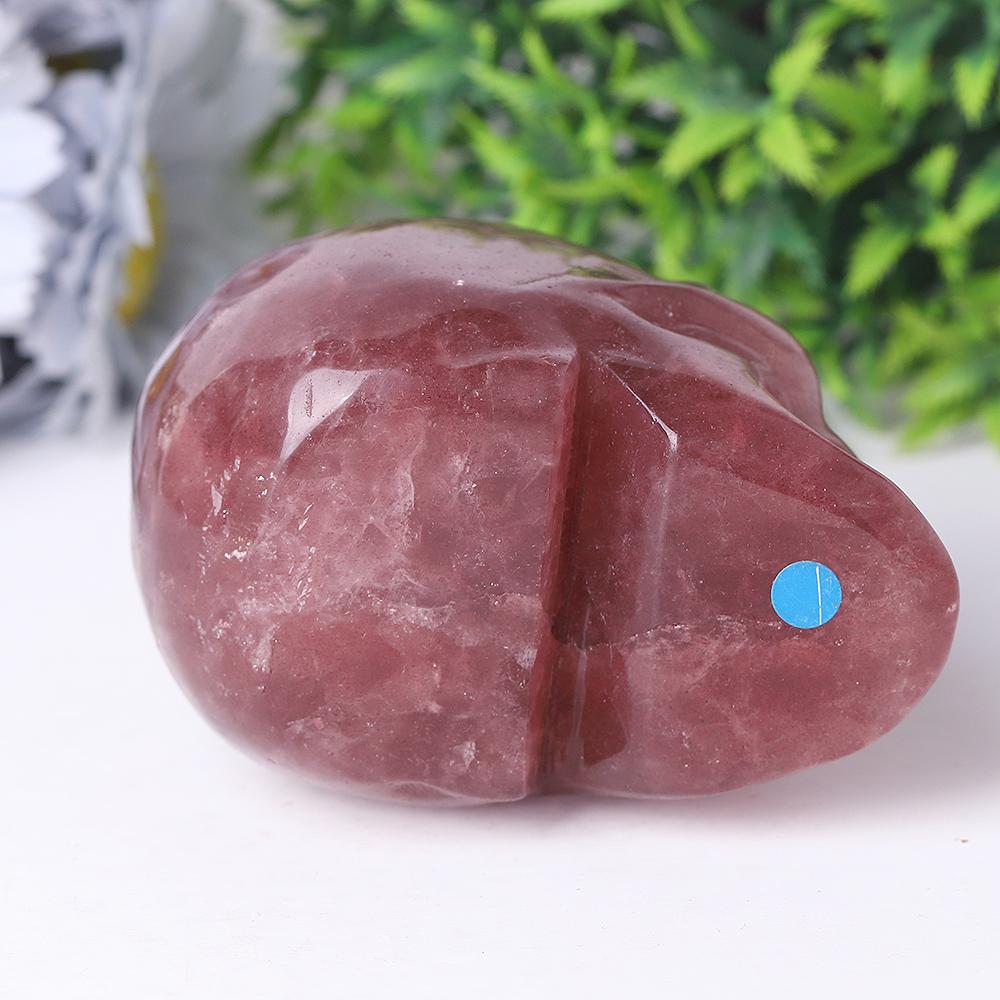 Strawberry Quartz Crystal Skull Carvings Crystal wholesale suppliers