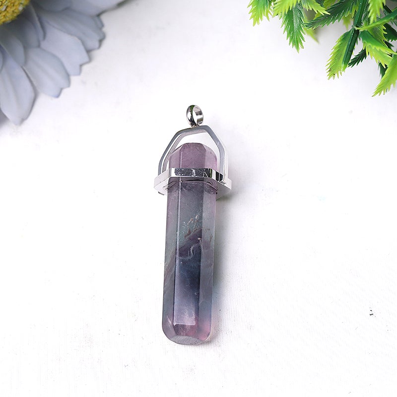 2.3" Fluorite Crystal Pendant Crystal wholesale suppliers