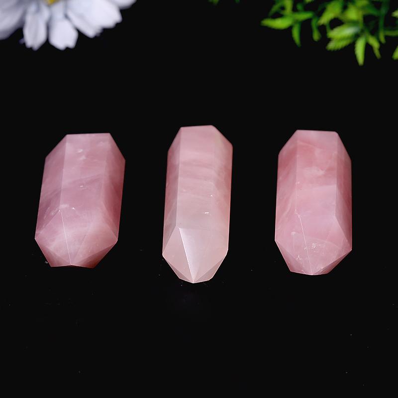 Natural Rose Quartz Double Terminated Points Crystal wholesale suppliers