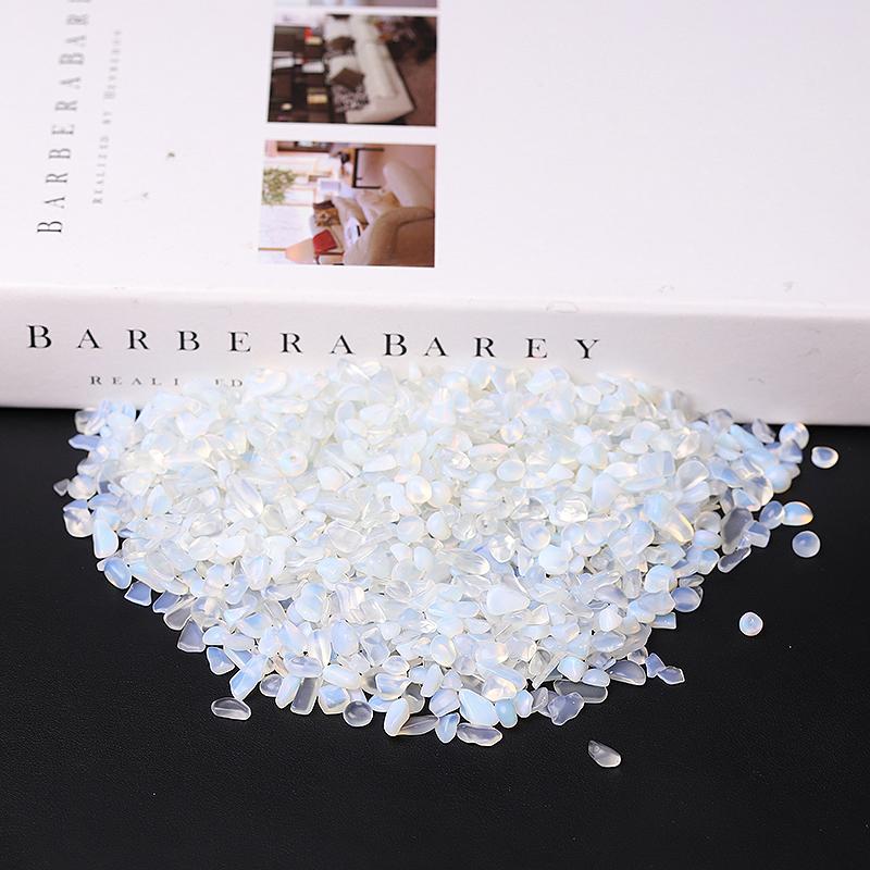 0.1kg Different Size Opalite Chips Crystal Chips for Decoration Crystal wholesale suppliers