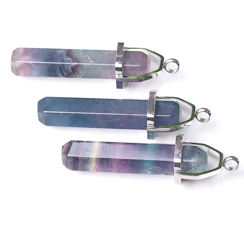 2.3" Fluorite Crystal Pendant Crystal wholesale suppliers