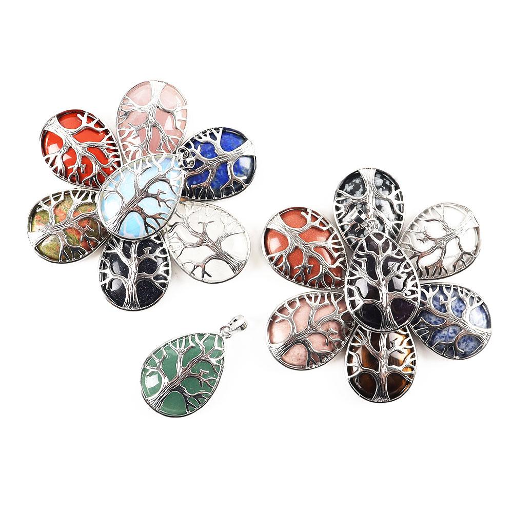 Tree of Life Amethsyt Pendant Crystals Quartz Jewelry Crystal wholesale suppliers