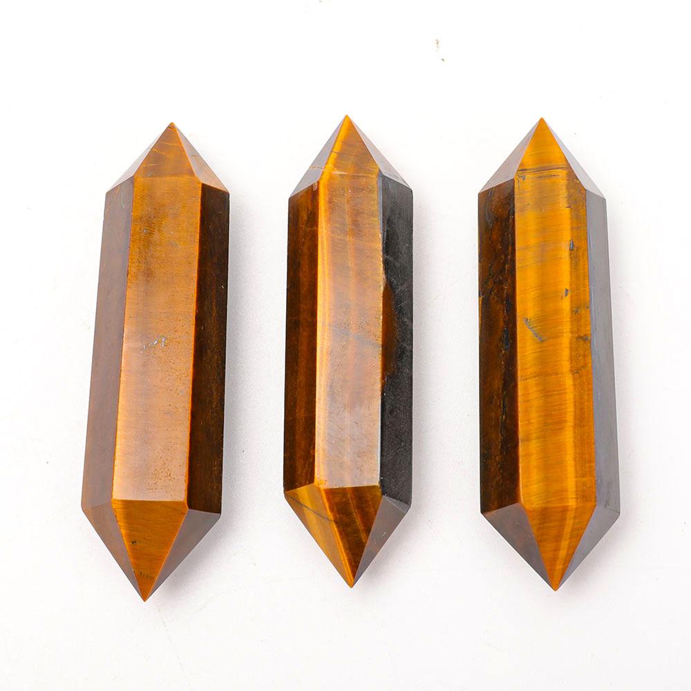 Set of 3 Tiger Eye DT Points Crystal wholesale suppliers