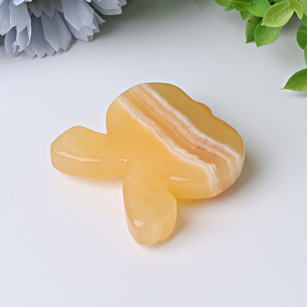 1.9" Orange Calcite Bow-Knot Crystal Carvings Crystal wholesale suppliers