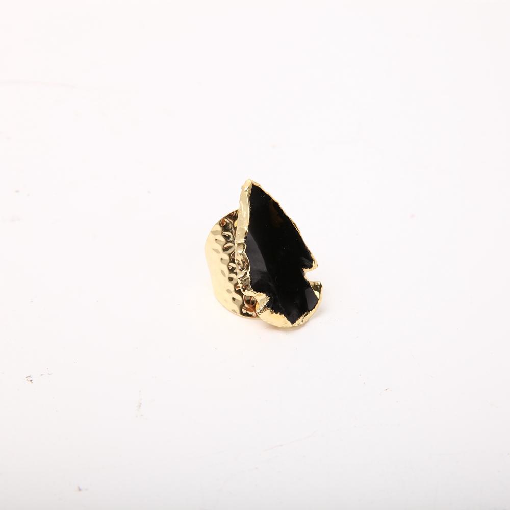 Black Obsidian Handmade Crystal Ring Crystal wholesale suppliers