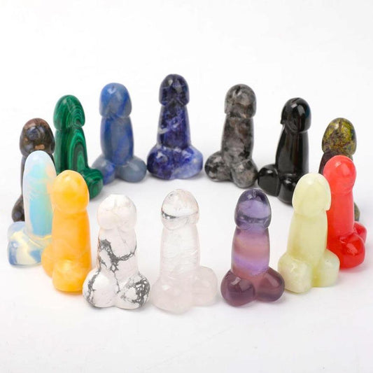 2" Crystal Penis Carvings Crystal wholesale suppliers