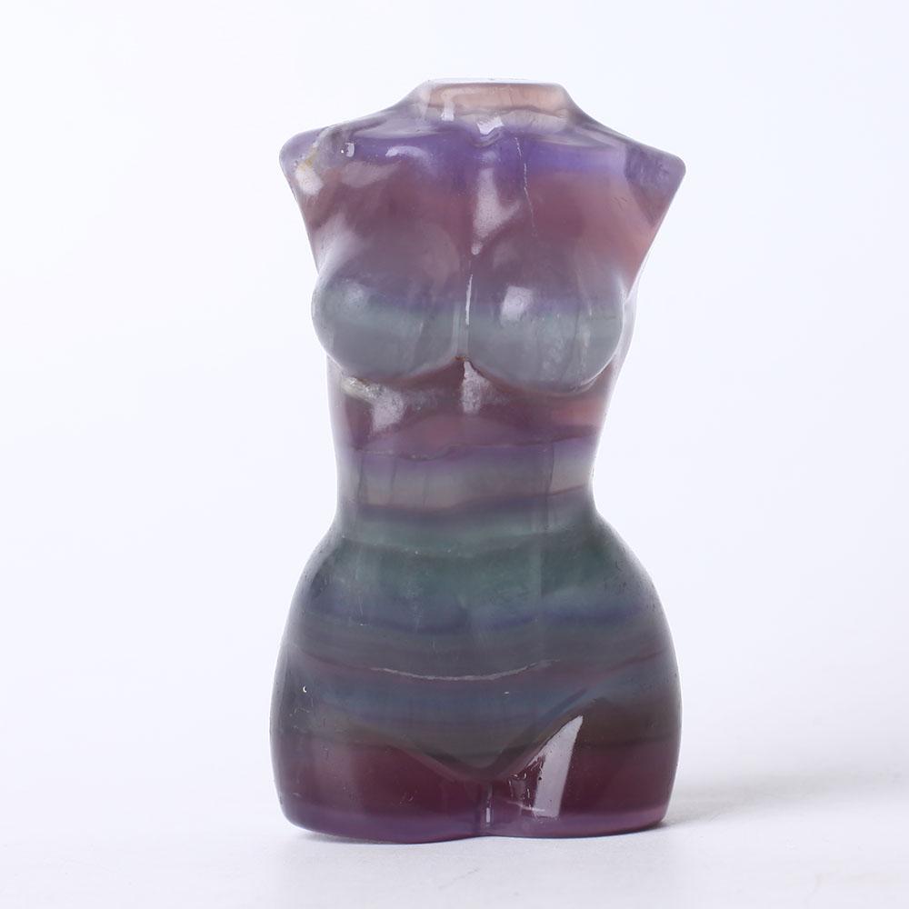 Fluorite Woman Body Figurine Crystal Carvings Crystal wholesale suppliers