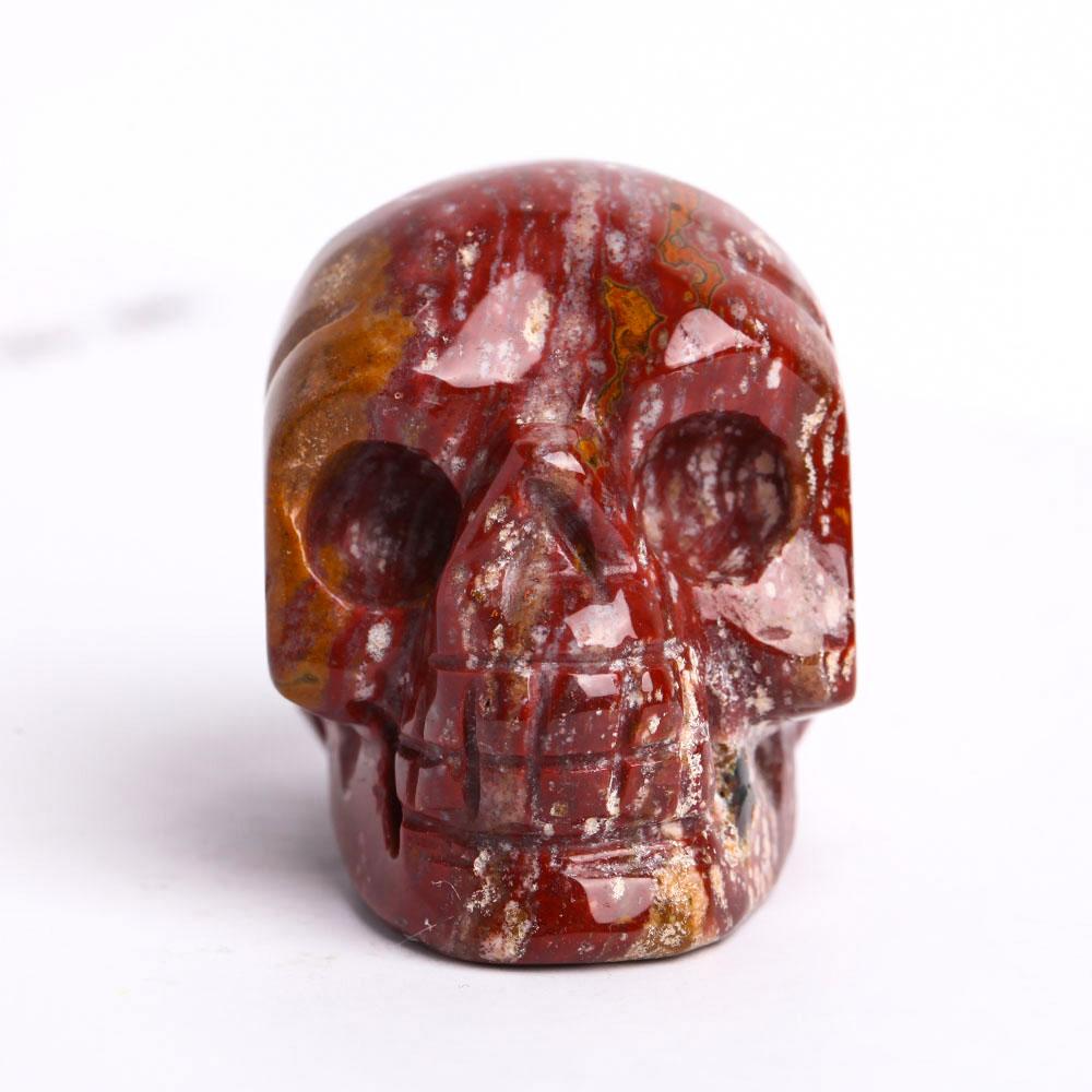 2" Ocean Jasper Crystal Skull Carvings