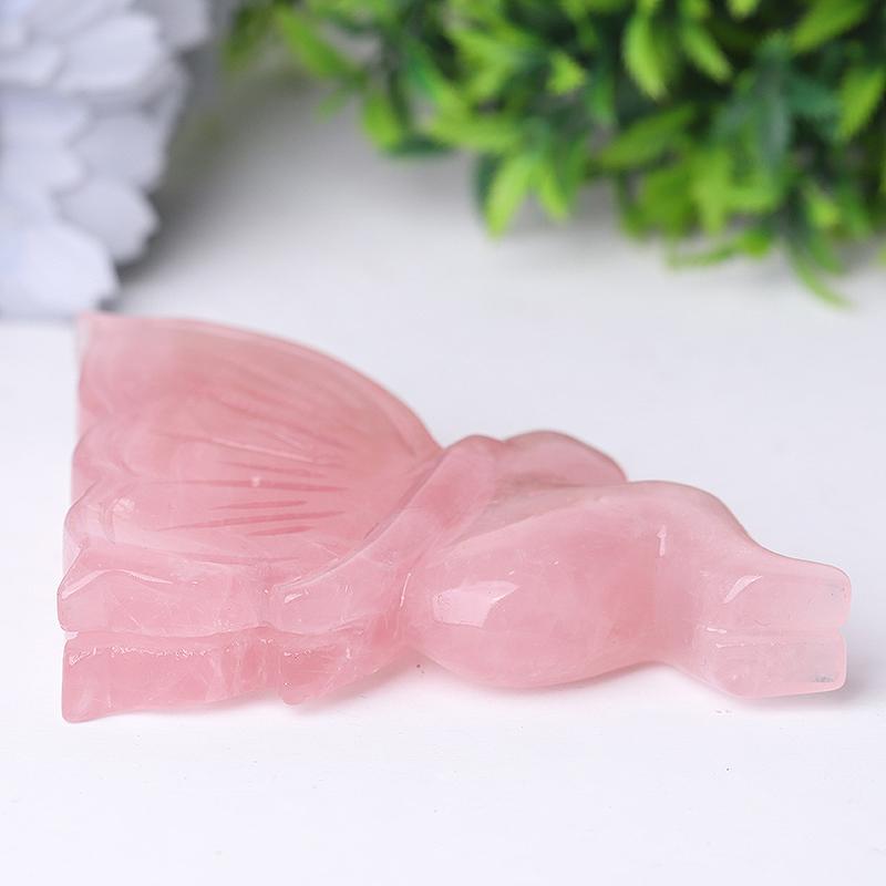 3.3" Rose Quartz Fairy Crystal Carvings Crystal wholesale suppliers