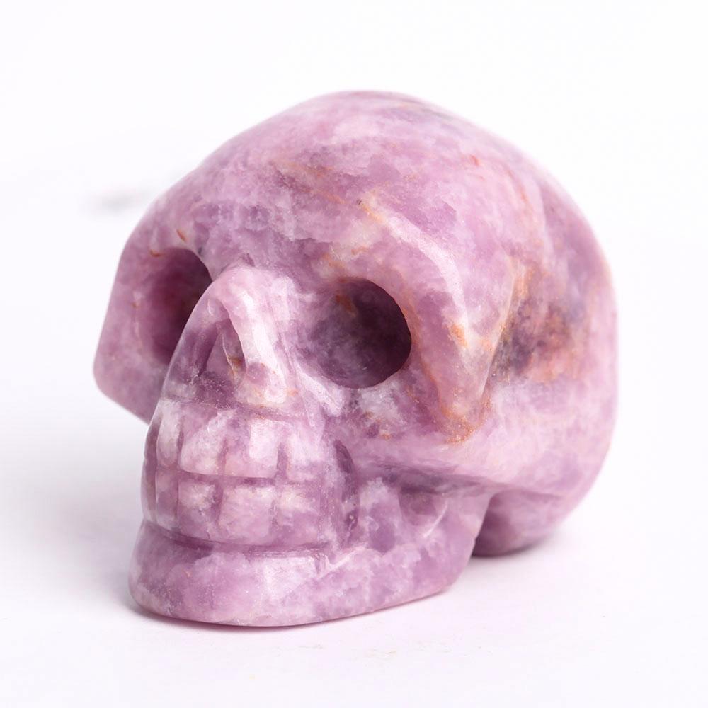 2" Kunzite Crystal Skull Carvings