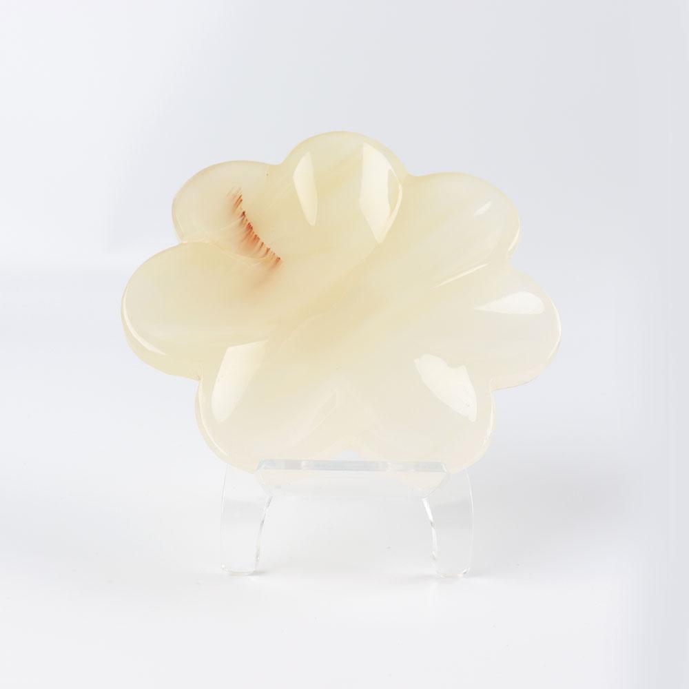 10cm Afghan Jade Flower Shape Bowl Crystal wholesale suppliers